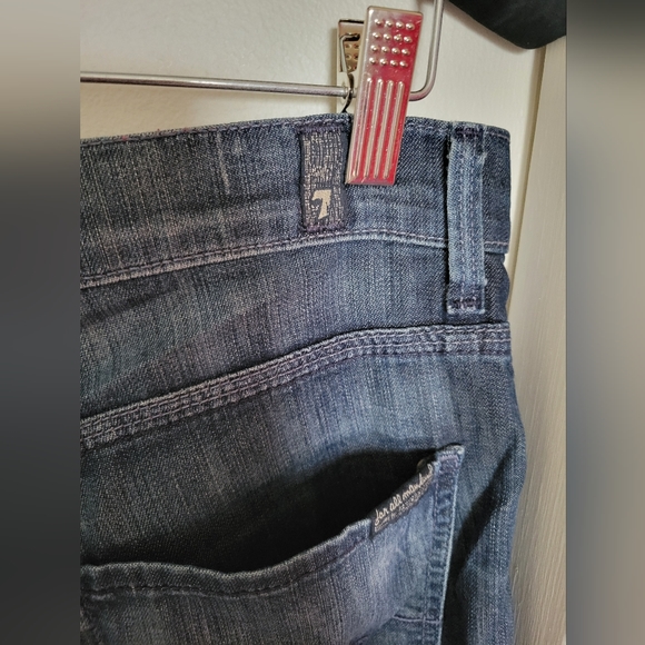 7 For All Mankind Ginger Wide Leg Jeans - Sz. 31 - Picture 3 of 8